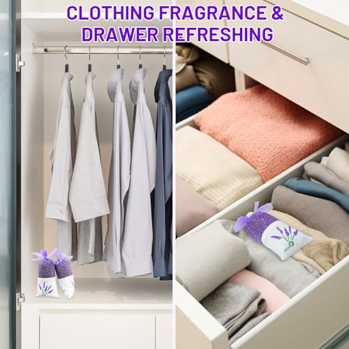 6-Pack Lavender Scent Sachet Bags for Home Use