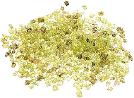 BESPORTBLE Natural Olivine Raw Stones for Aquarium and Terrarium Decor