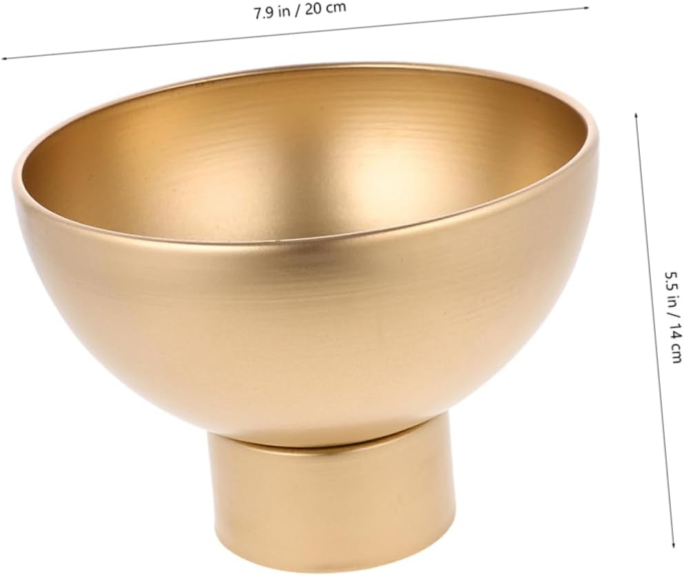 2pcs Gold Metal Flower Vase for Home Decor Centerpieces