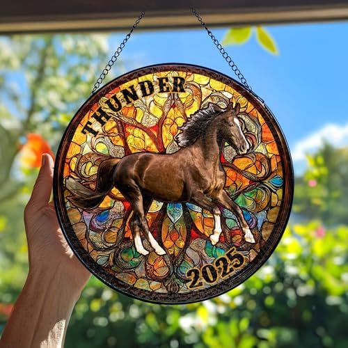 Personalized Pet Portrait Sun Catcher Window Decor