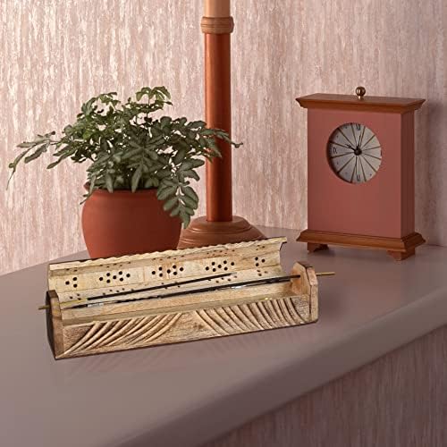 Light Pro Wooden Incense Holder 12 Inch Natural