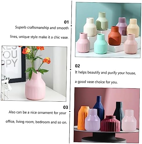 Ceramic Flower Vase Trendy Aesthetic for Home Decor