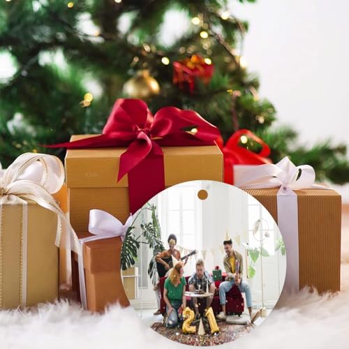 Custom Personalized Ceramic Christmas Ornament