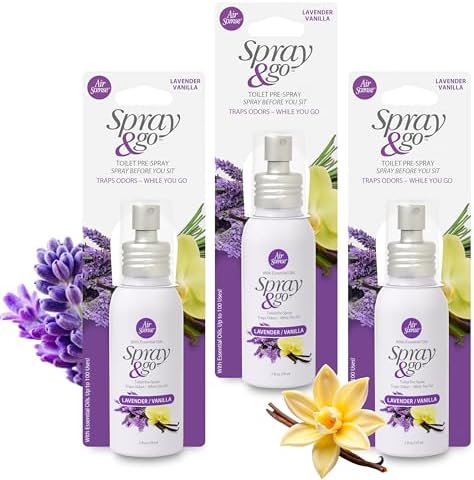 Citra Solv Air Scense Toilet Spray 2 Ounce 3 Pack Lavender Vanilla