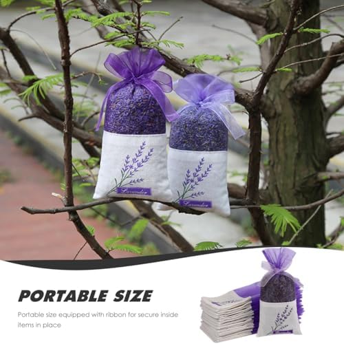 VORCOOL Lavender Sachet Bag 30 Pcs with Porcelain Embroidery