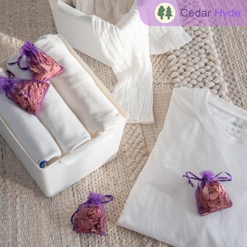 CEDAR HOME Cedar Hyde 12 Lavender 12 Cedar Sachets Set