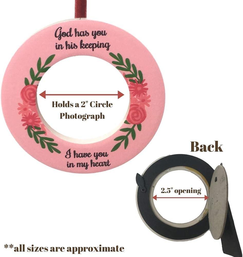 Memorial Christmas Ornament with Photo Holder