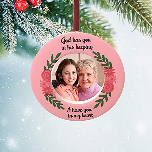 Memorial Christmas Ornament with Photo Holder
