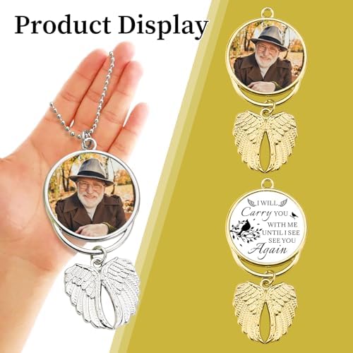Personalized Car Hanging Ornament with Photo and Text