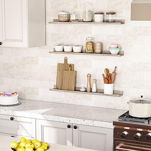 HOOBRO Floating Shelves Set of 3 for Home Office Decor