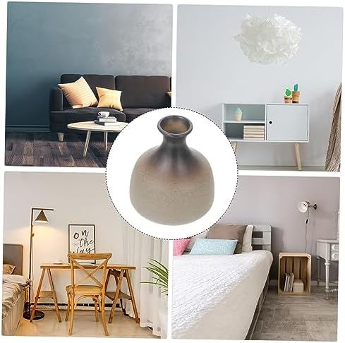 Stobaza Mini Flower Vase Retro Ceramic Design for Home Office and Special Occasions