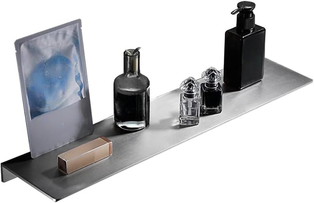 16 Inch Stainless Steel Floating Shelf for Modern Decor
