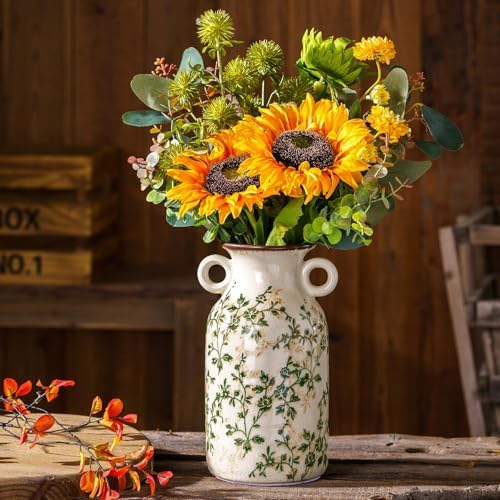 Sure Yuesi Vintage Pastoral Vase with Handles 91 Inch