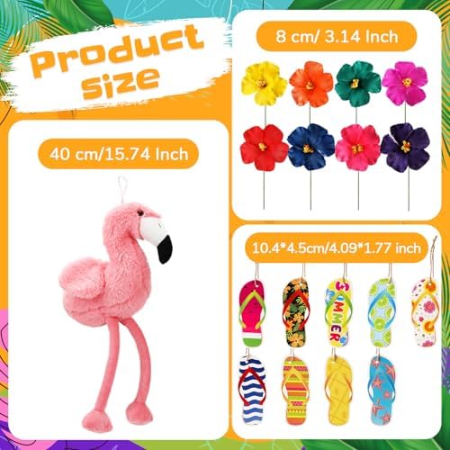 Halfchet 43 Pcs Summer Tree Decorations Set