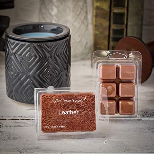The Candle Daddy Leather Scented Melt - 2 Ounces 6 Cubes