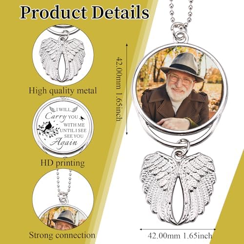 Personalized Car Hanging Ornament with Photo and Text