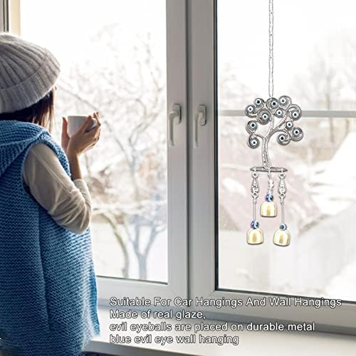 Saskate Tree Blue Evil Eye Hanging Charm Decor
