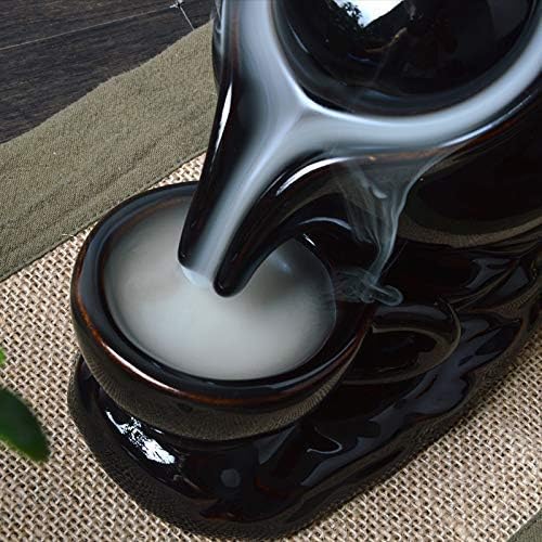 Kettle Design Backflow Incense Holder with 10 Free Cones