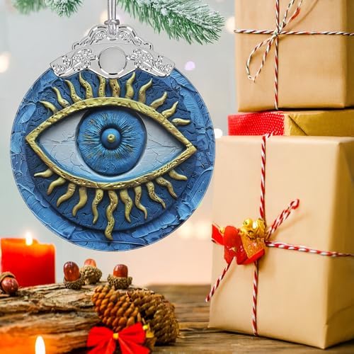 Jocidea Christmas Decorations with Evil Eye Design
