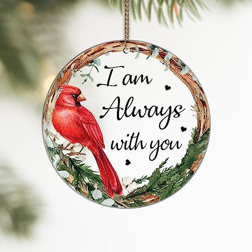 HYTURTLE Memorial Cardinal Christmas Ornament - Sympathy Gift for Loss of Loved Ones