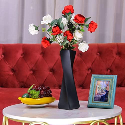 Geometric Ceramic Vase for Home Decor