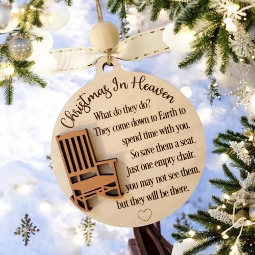 Christmas in Heaven Ornament - Save a Seat