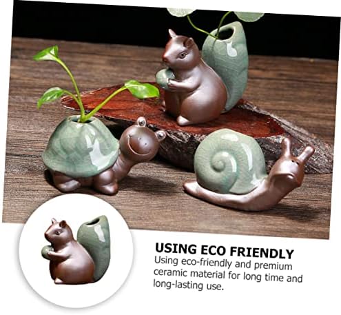 Retro Mini Ceramic Vase for Home Office Decor 1