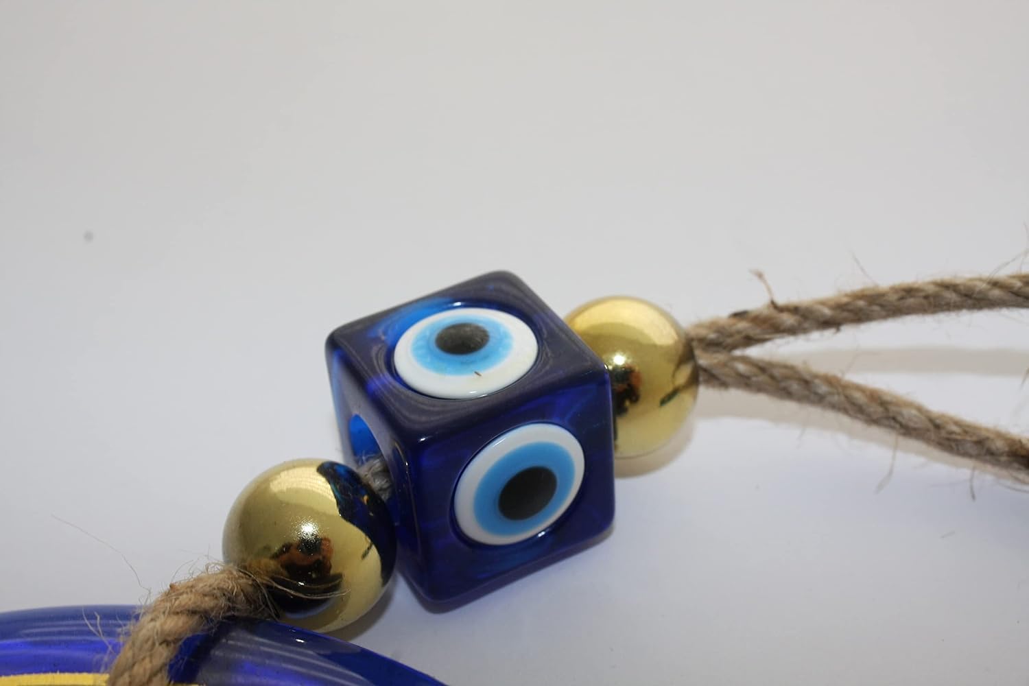 Nevfactory Evil Eye Wall Decor Blue Frame 511 Inch