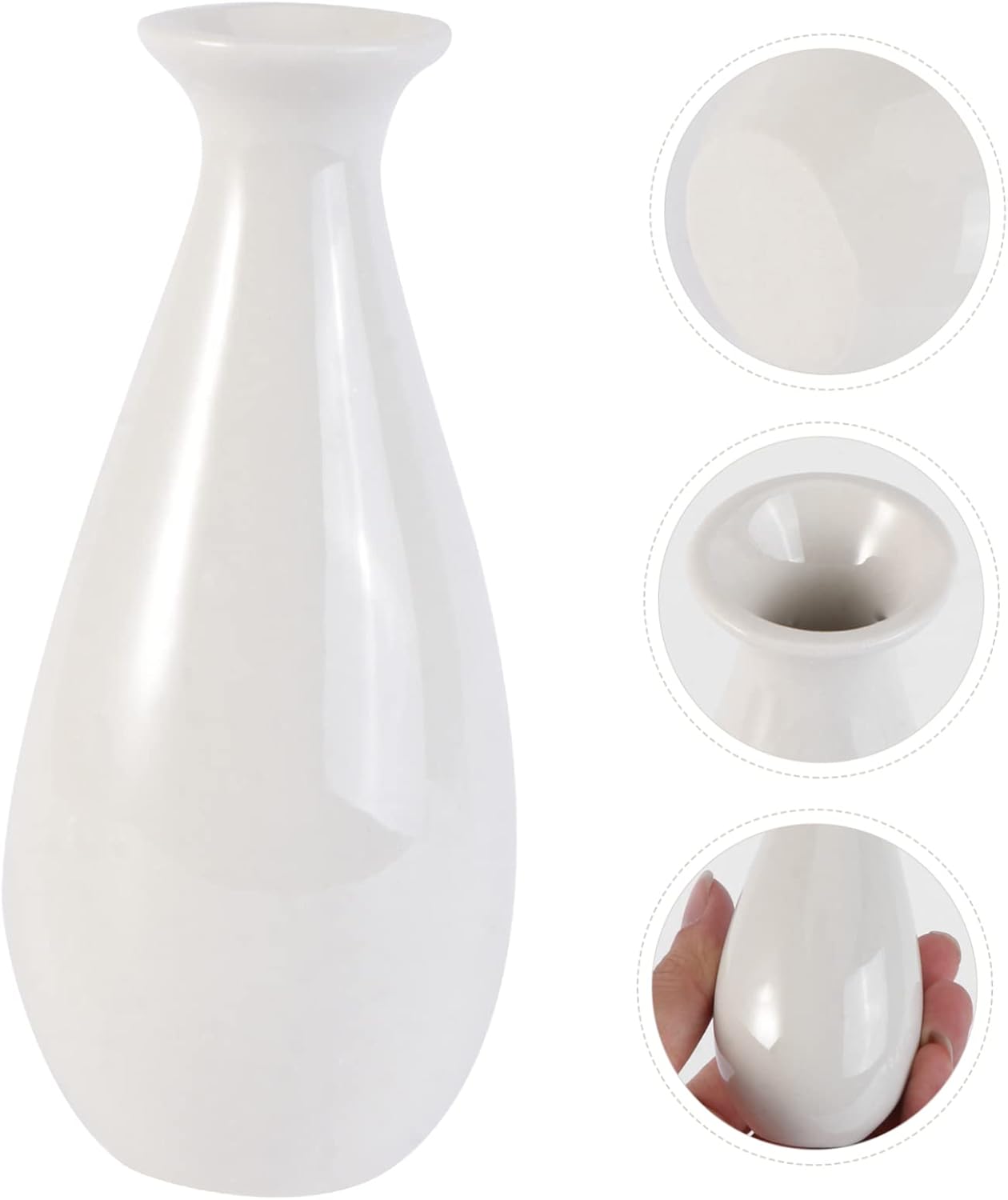 Cabilock Ceramic Vase Small Decorative Vase for Home