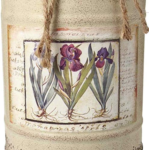 Shabby Metal Flower Vase for Home Decor Wedding Party