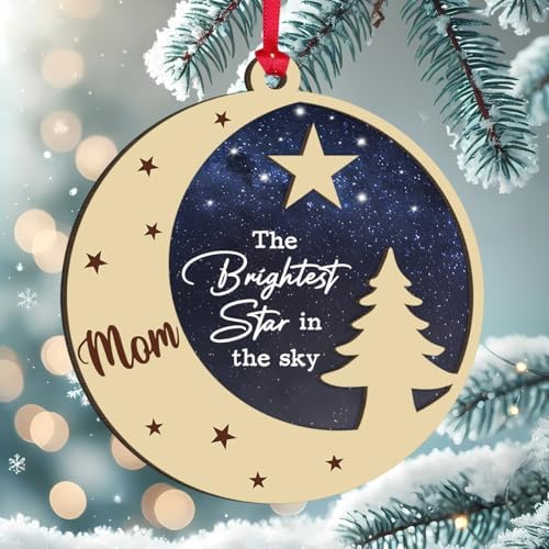 Mom in Heaven Memorial Christmas Ornament 2024