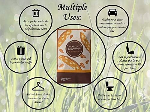 Almond Biscotti Scented Sachets Pack of 3