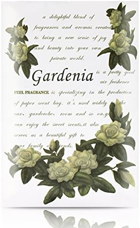Gardenia Scented Sachet - Pack of 12 for Drawers and Closets