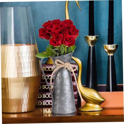 3pcs Retro Iron Flower Bucket Vase Set