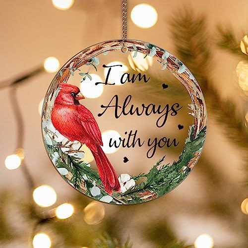 HYTURTLE Memorial Cardinal Christmas Ornament - Sympathy Gift for Loss of Loved Ones