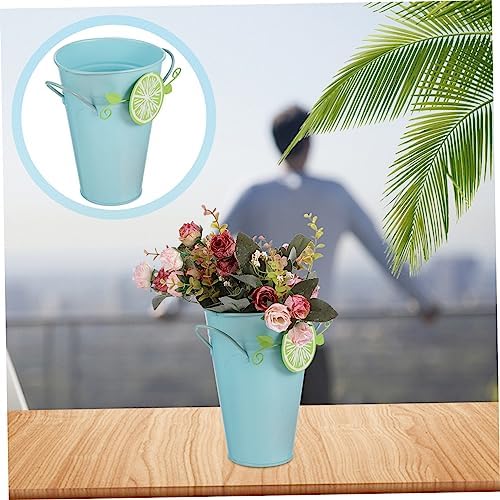 Iron Flower Vase for Home Decoration Rustic Style