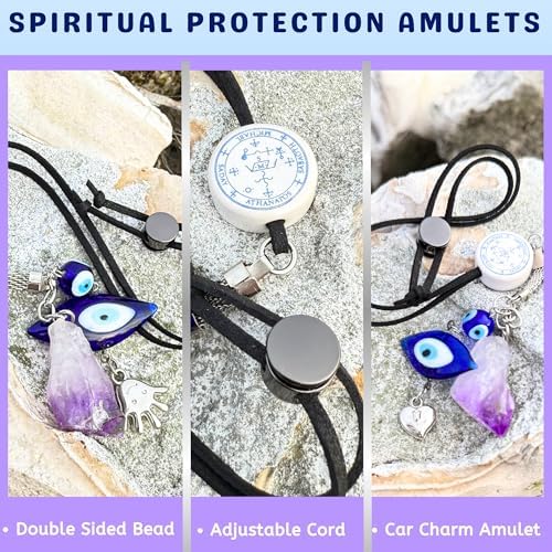 Archangel Michael Amulet Evil Eye Car Charm