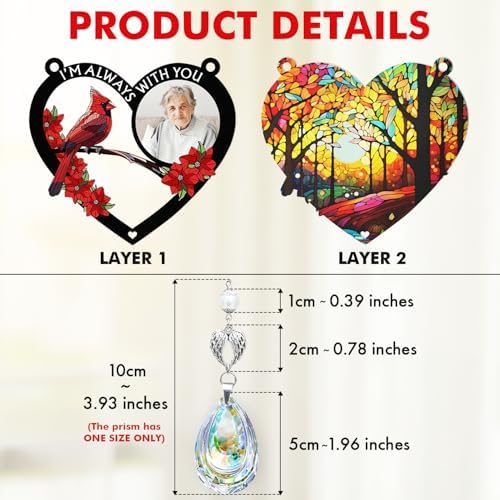 Personalized Memorial Suncatcher with Photo