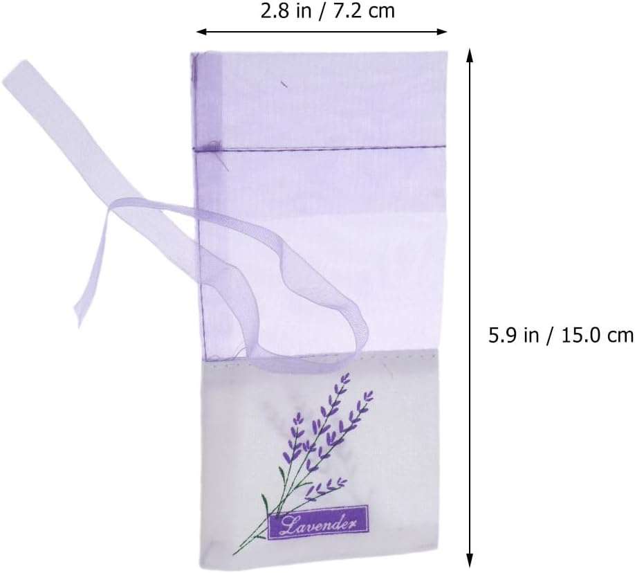 75 Pcs Lavender Scent Drawstring Jewelry Bags