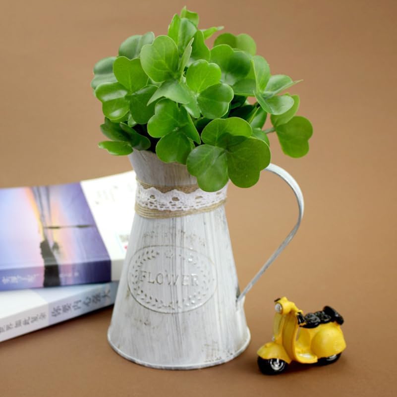 Vintage Iron Watering Can for Indoor Plants and Home Decor