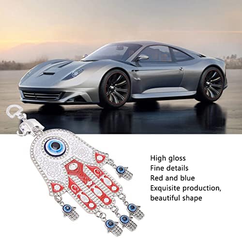 Blue Evil Eye Hamsa Hand Wall Hanging for Protection and Decoration