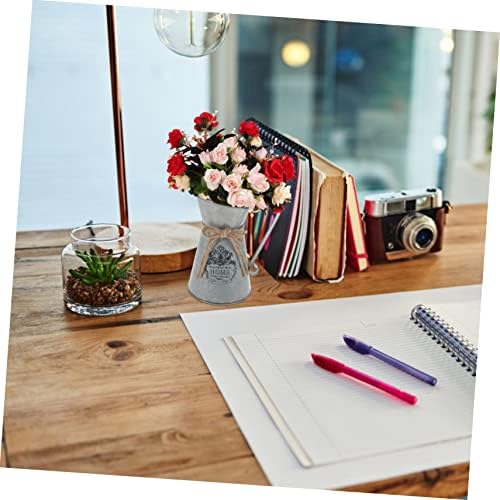 Farmhouse Vintage Metal Flower Bucket for Home Decor