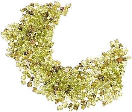 BESPORTBLE Natural Olivine Raw Stones for Aquarium and Terrarium Decor