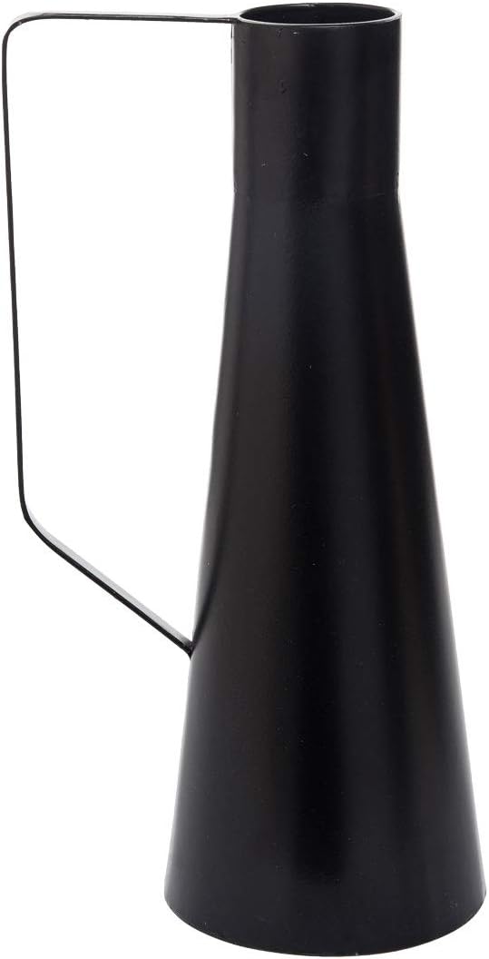 Foreside Black Modern Metal Decorative Vase