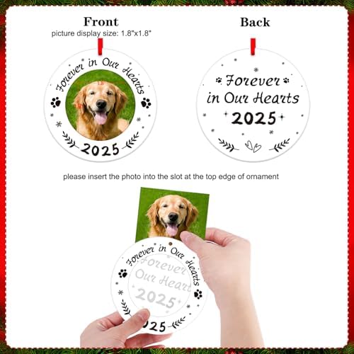 WaaHome Pet Memorial Christmas Ornament 2025
