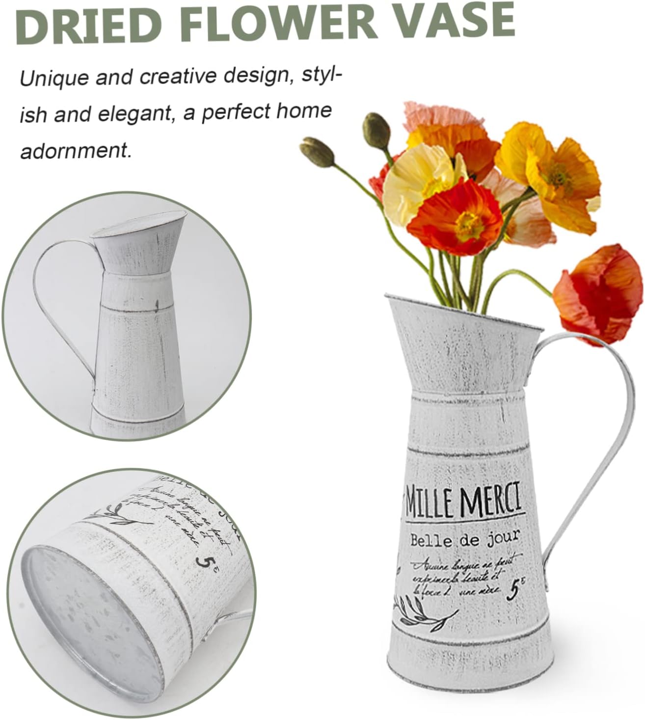 Retro Kettle Shaped Vase for Home Decor