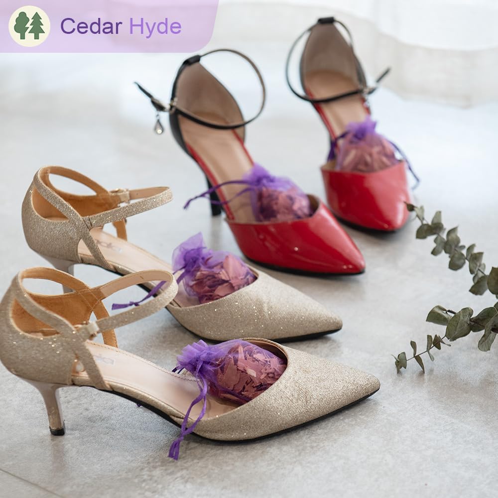 CEDAR HOME Cedar Hyde 12 Lavender 12 Cedar Sachets Set