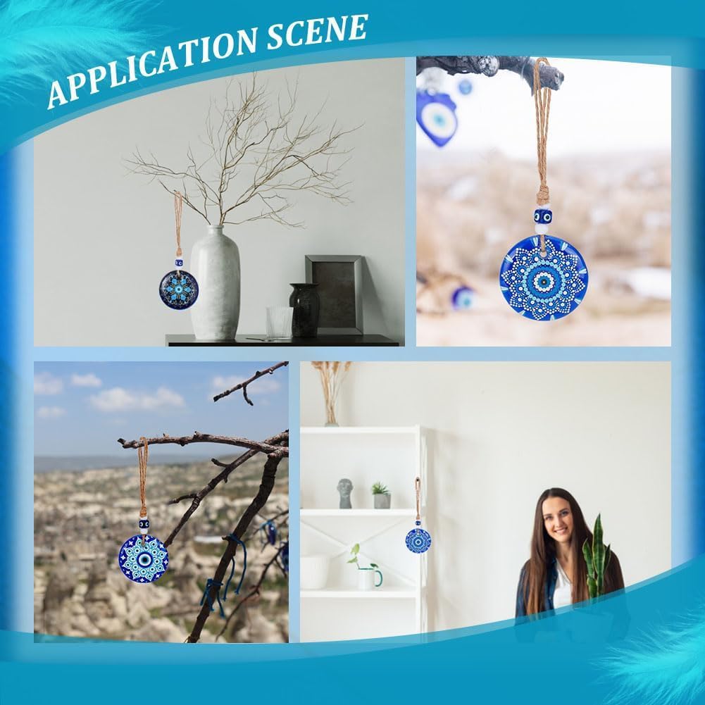 3Pcs Evil Eye Wall Hanging Decor 3 Colors