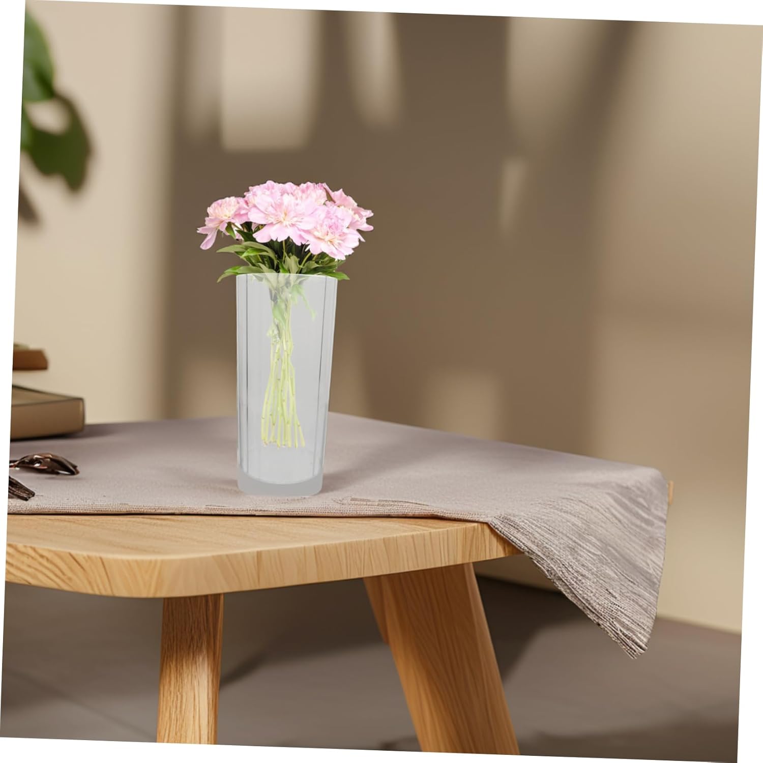STOBAZA Clear Hydroponic Vase for Home Decor and Occasions