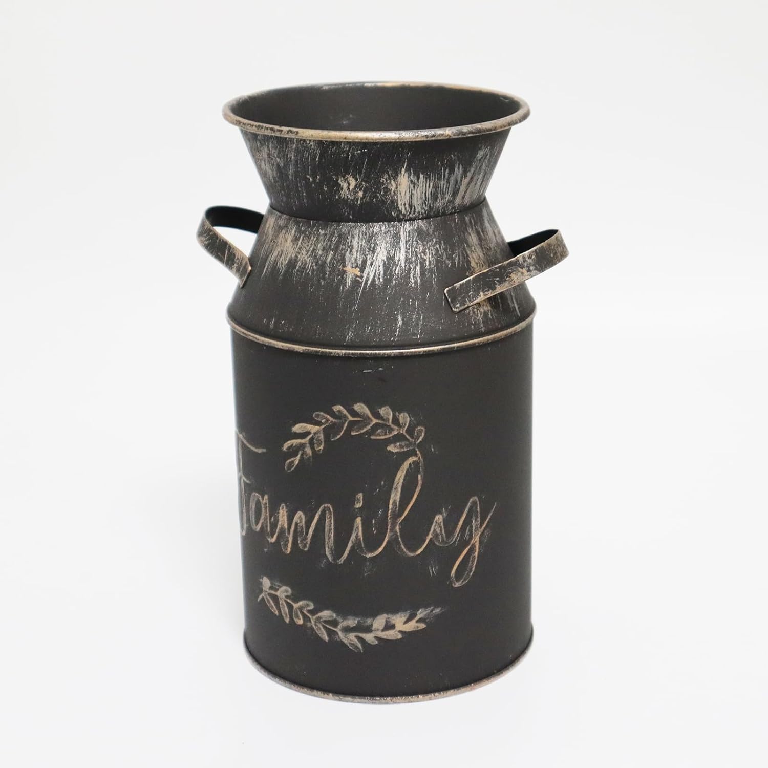 Fauevav Galvanized Milk Can Greeting Vase 75 Inch